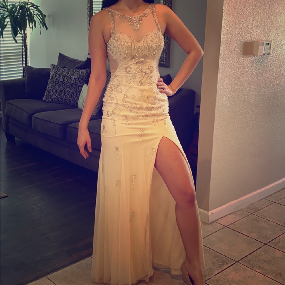 Ivory Prom Dress